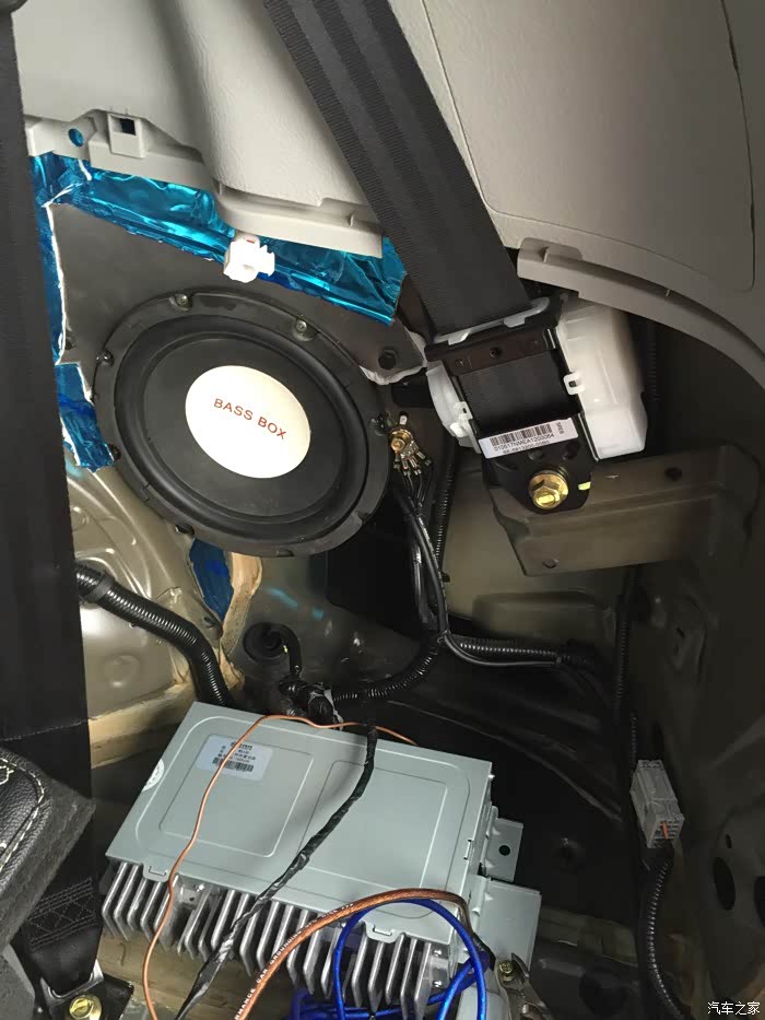 【图】买了个功放,今日装上效果不错!_比亚迪s7论坛_汽车之家论坛
