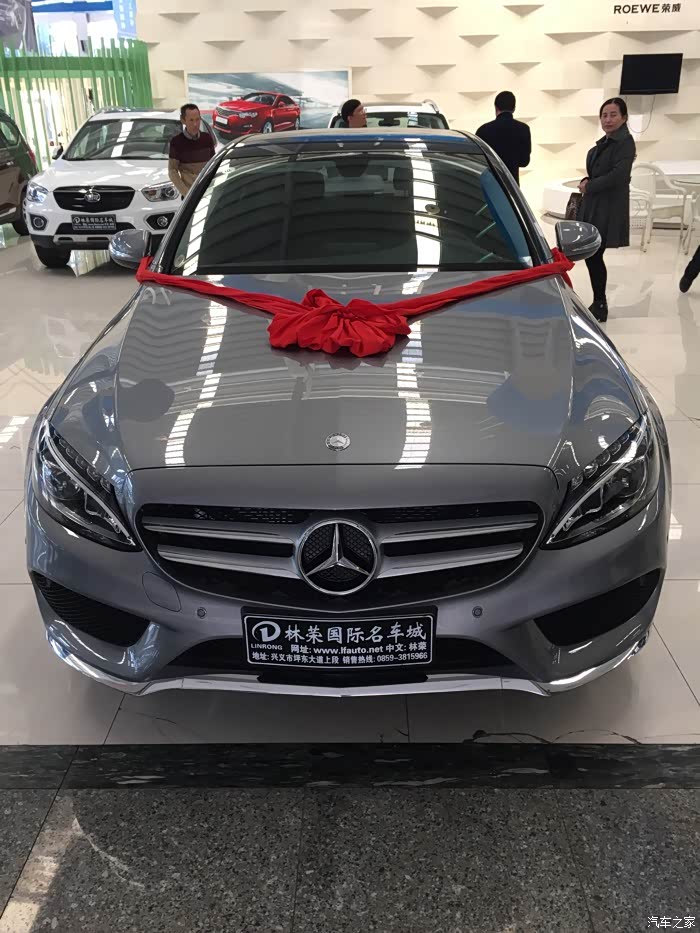 提车奔驰钯银c200l