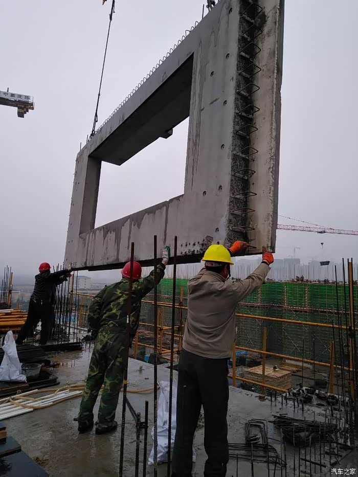 全装配式高层住宅楼施工图片剪辑