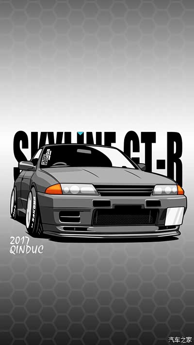 小秦老师【你说我画2.7】我花一百块买了台gtr(附带壁纸)