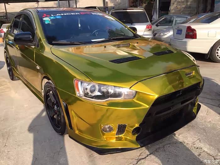 贵州车友丨黑金双煞三菱翼神改装案例