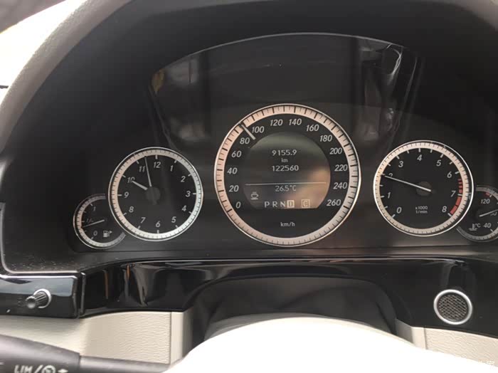 【图】求一张10款e200的仪表盘照片 公里数12万以内的_奔驰e级论坛