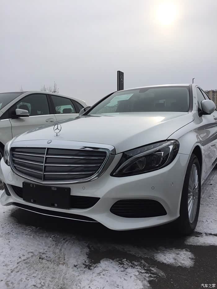 【图】白色立标车已提_奔驰c级论坛_汽车之家论坛