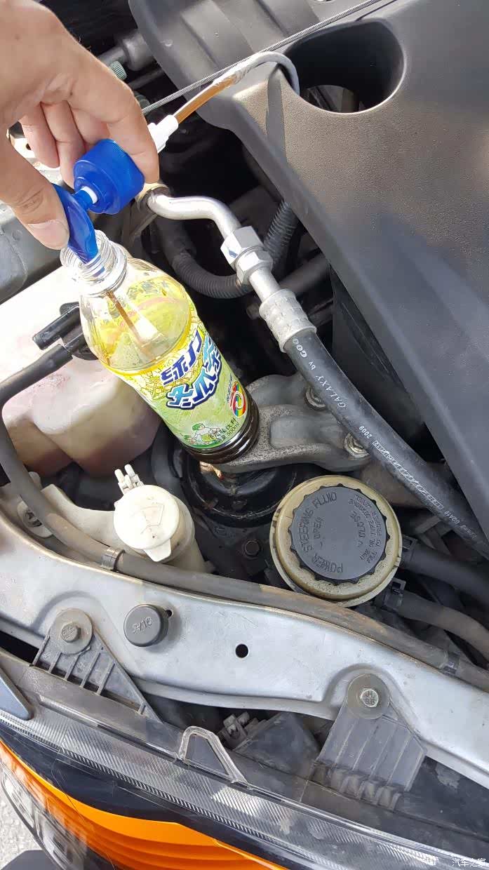 机油加多了,土方法抽机油.