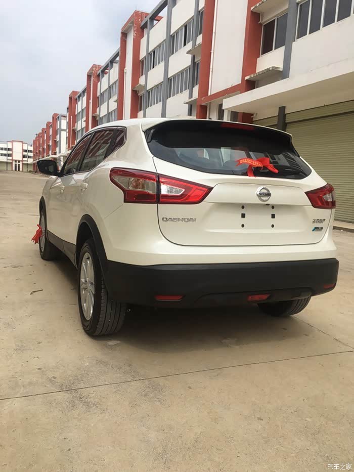 逍客白色精英提车作业,求认证求射精