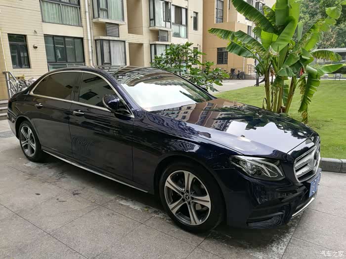【图】e300l时尚型 钙石蓝 1000公里作业_奔驰e级论坛_汽车之家论坛