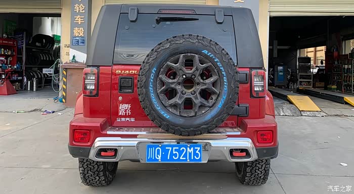 bj40环塔版改装百路驰ko2原尺寸轮胎