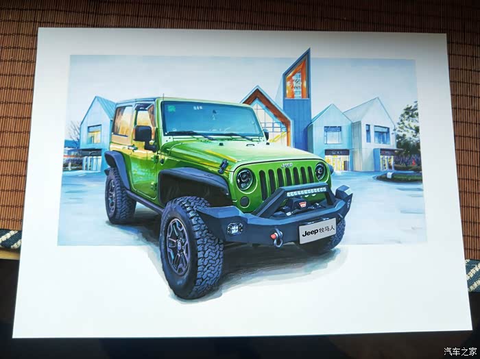 重拾手绘jeep的鼻祖吉普牧马人