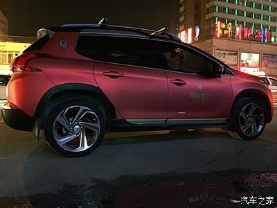 【图】标致2008换装ds6 18寸大脚轮毂_标致2008论坛_汽车之家论坛