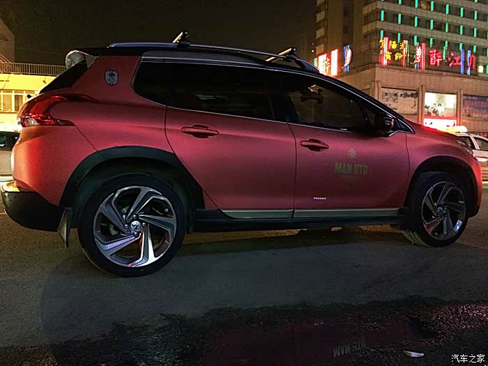 标致2008换装ds6 18寸大脚轮毂