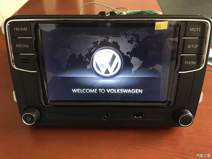 【图】速腾原车大屏收音机_速腾论坛_汽车之家论坛