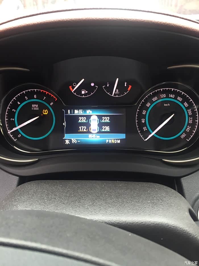 全新君越胎压问题请教