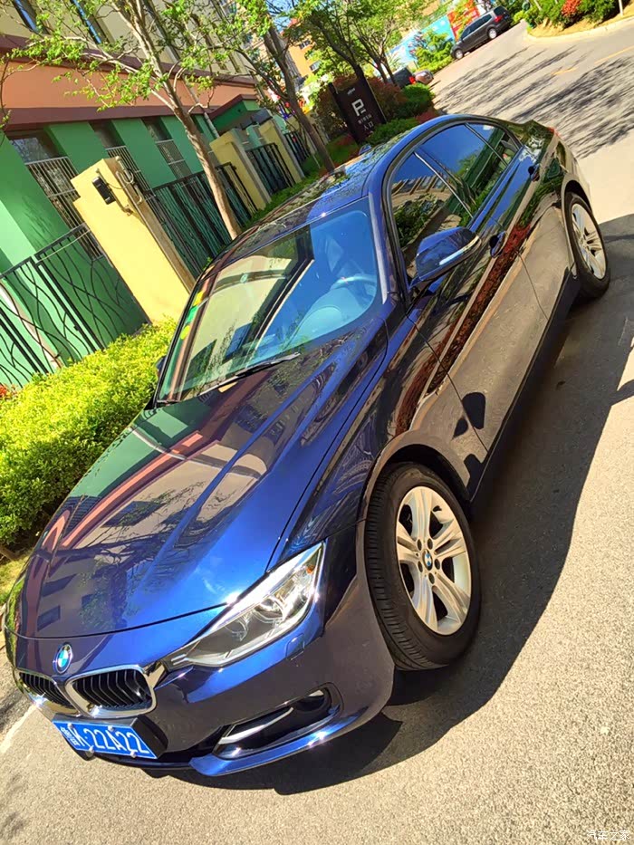 【图】帝王蓝在阳光下真是帅的不要不要的_宝马3系论坛_汽车之家论坛