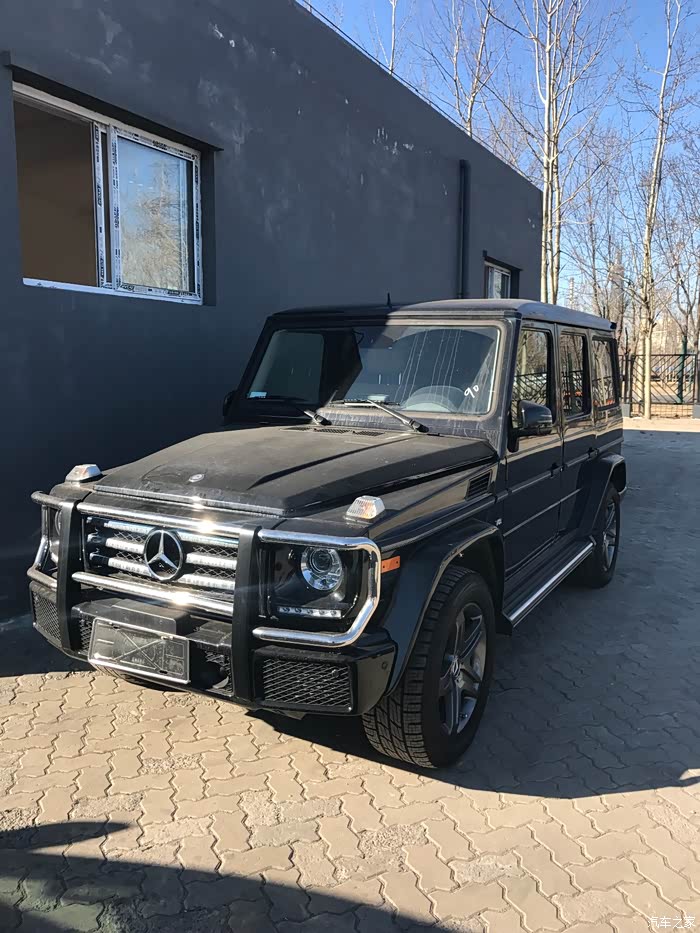 【图】你说大g是你的dream car,提2016款美规g550简单作业_奔驰g级