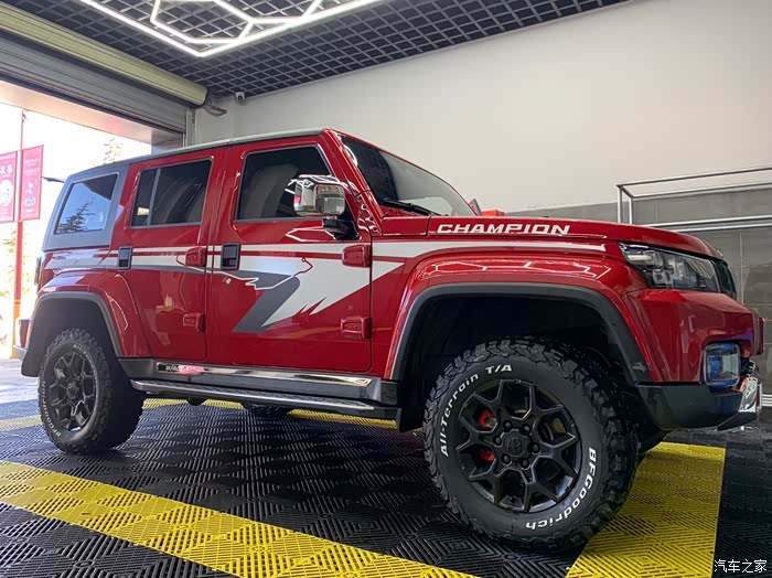 bj40环塔版改装百路驰ko2原尺寸轮胎