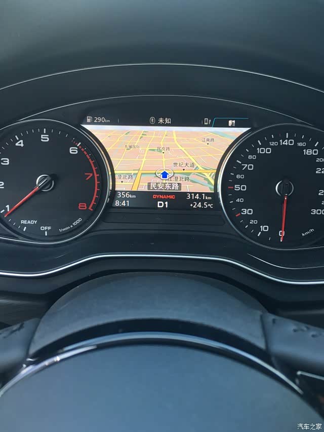 【图】话说17款a4l这个中央显示怎么投放到仪表盘上去_奥迪a4l论坛