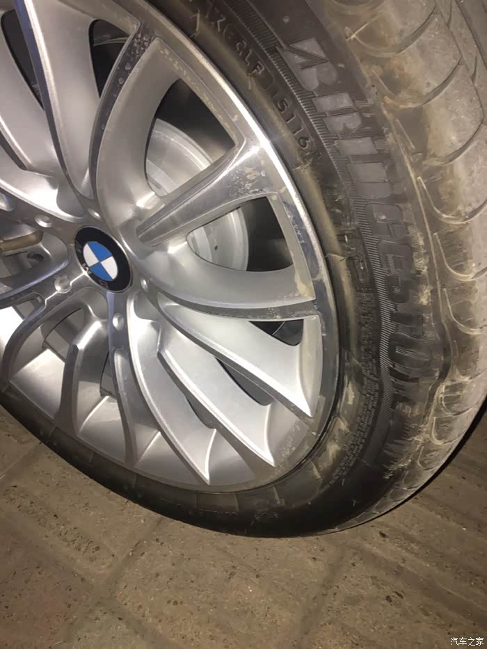 【图】525防爆胎是什么牌的 七天鼓了 前轮_宝马5系论坛_汽车之家论坛