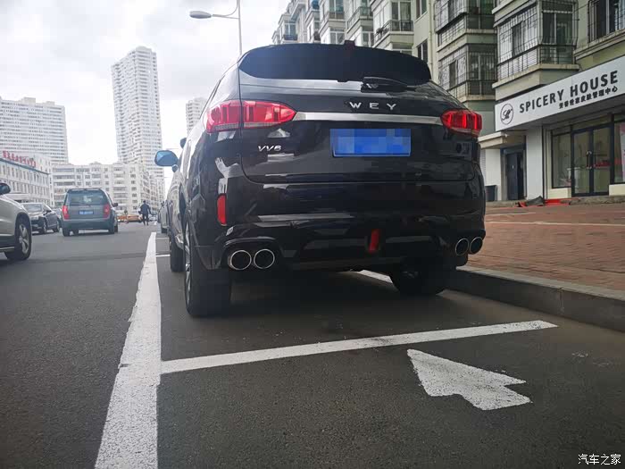 wey黑色小霸王智能科技的魏派vv6点赞加油