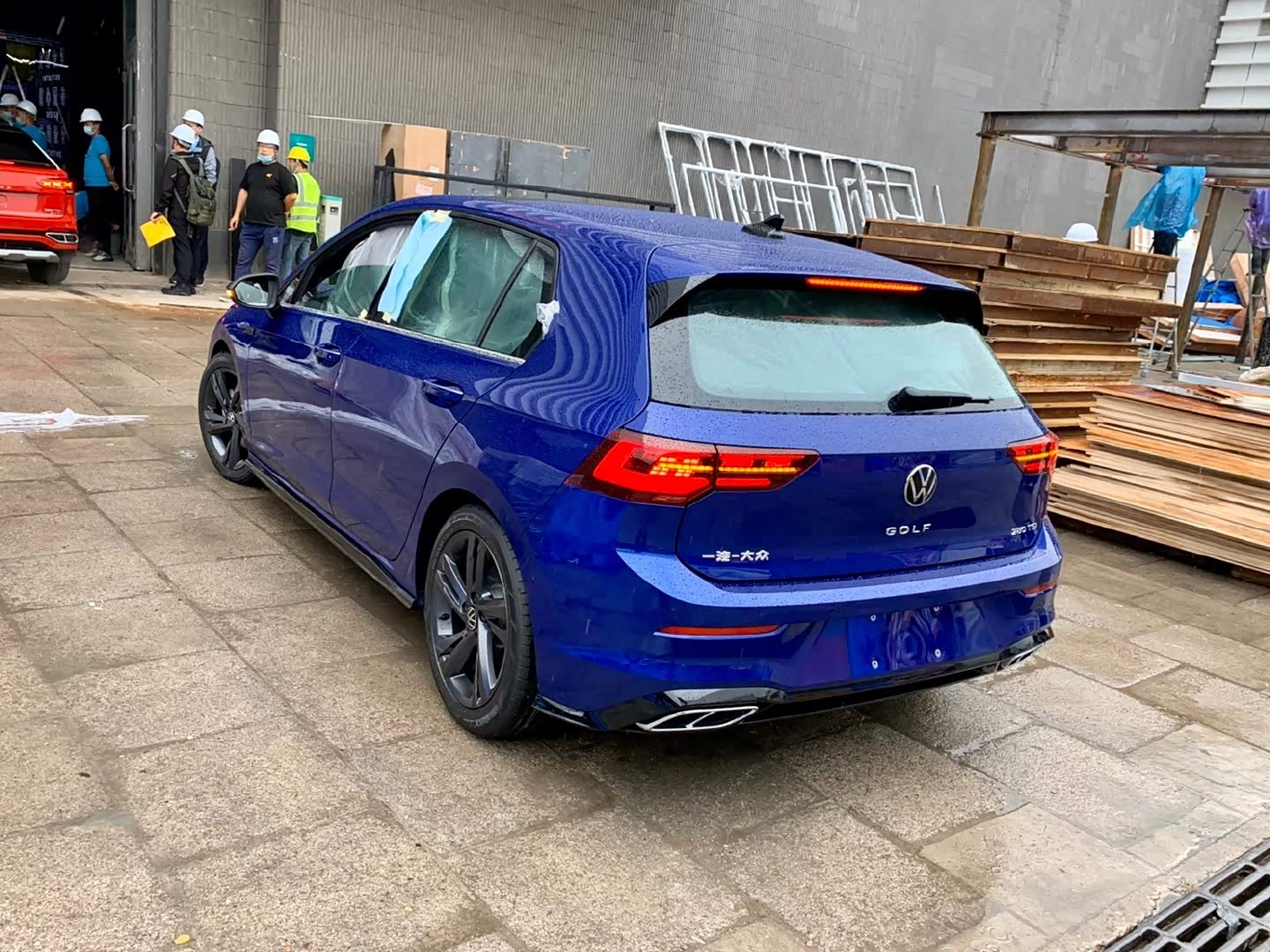2020北京车展# 全新#大众高尔夫#蓝色实车真好看.