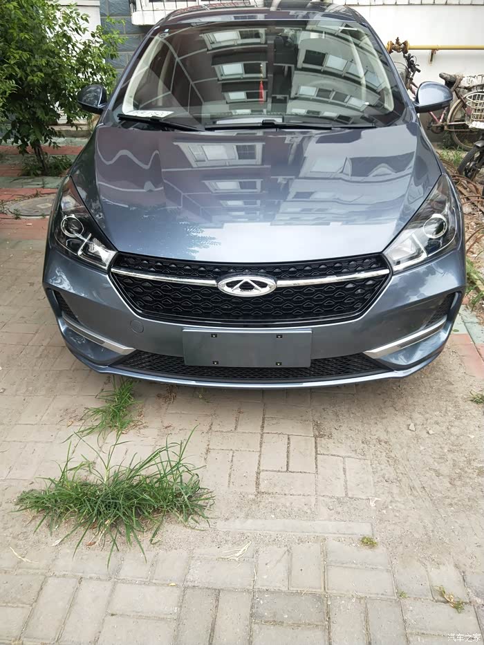 今天提车艾瑞泽5新青瓷灰