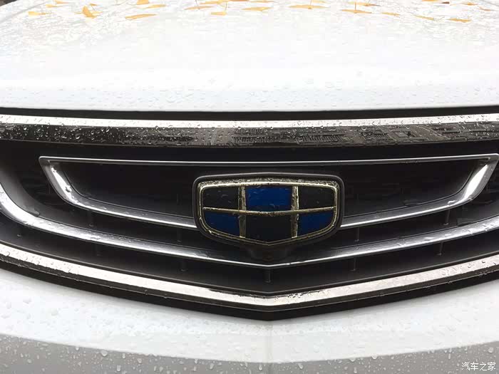 进气格栅后面黑色塑料件,全是吉利车标缩小版!