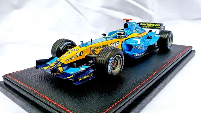 最美雷诺车主致敬经典f1renaultr24车模鉴赏