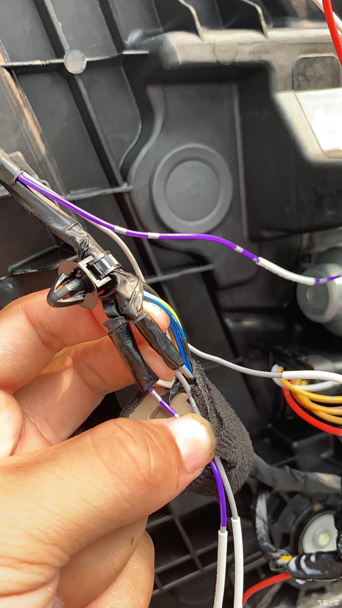 17款名图改加倒车镜折叠