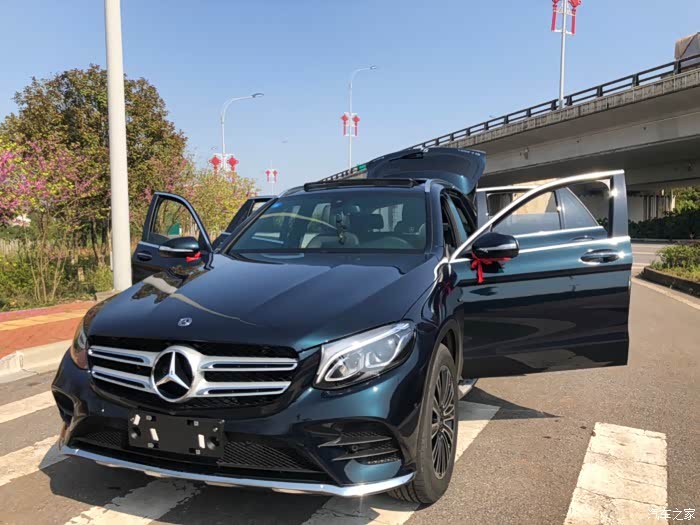 【图】长沙:松石绿glc260l买车/提车作业_奔驰glc论坛_汽车之家论坛