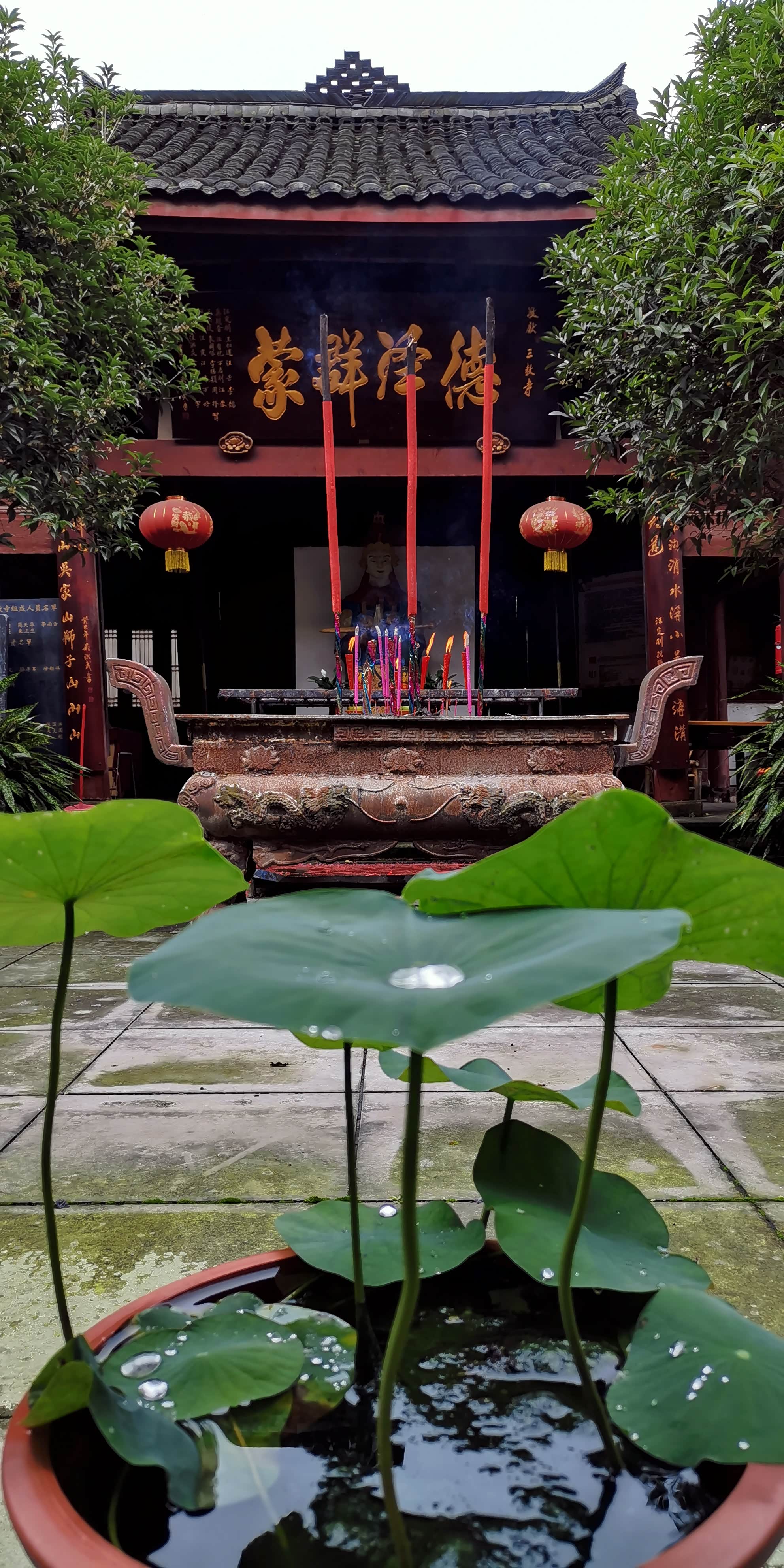 去庙里感受下幽静