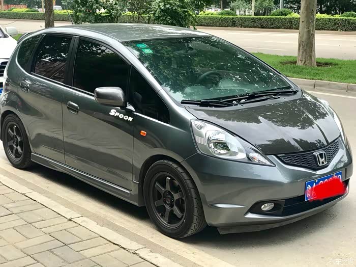 飞度ge越来越喜欢,换装spoon n1,晒一下