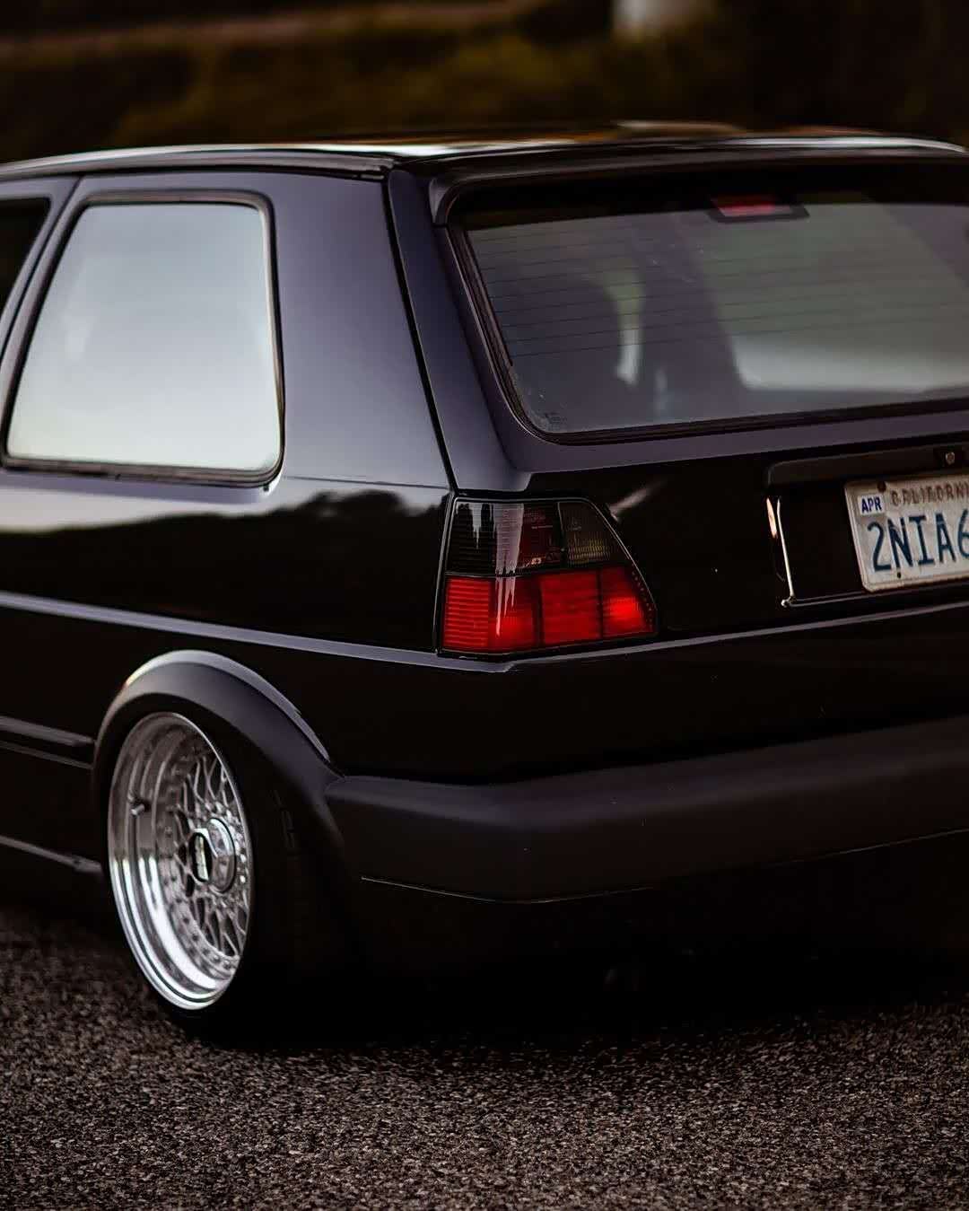 【图】迎着朝阳的golf mk2,经典小方盒改六缸._高尔论坛_汽车之家论坛