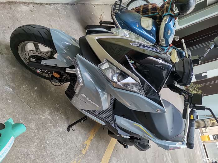 卖了雷霆王,换三阳drg158,感觉不错