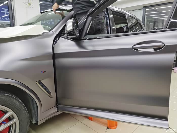 新x3电光金属钨钢色改色贴膜