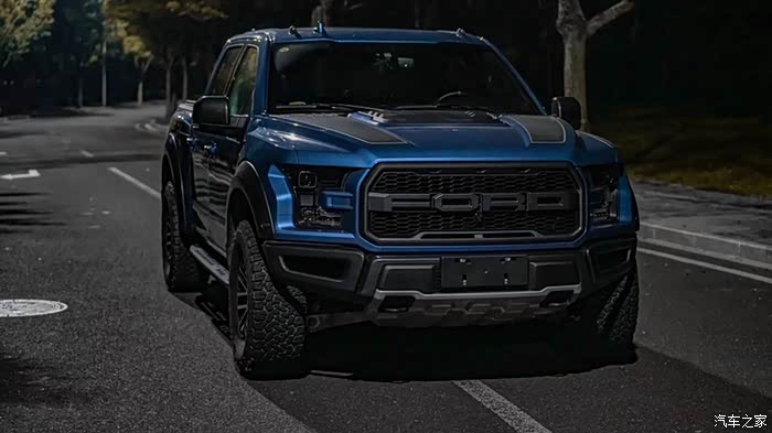 f150 raptor 提车作业大片~【雷霆蓝】夜拍