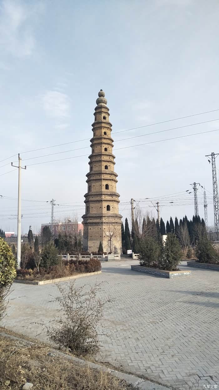 路过平原千佛塔,休息一下