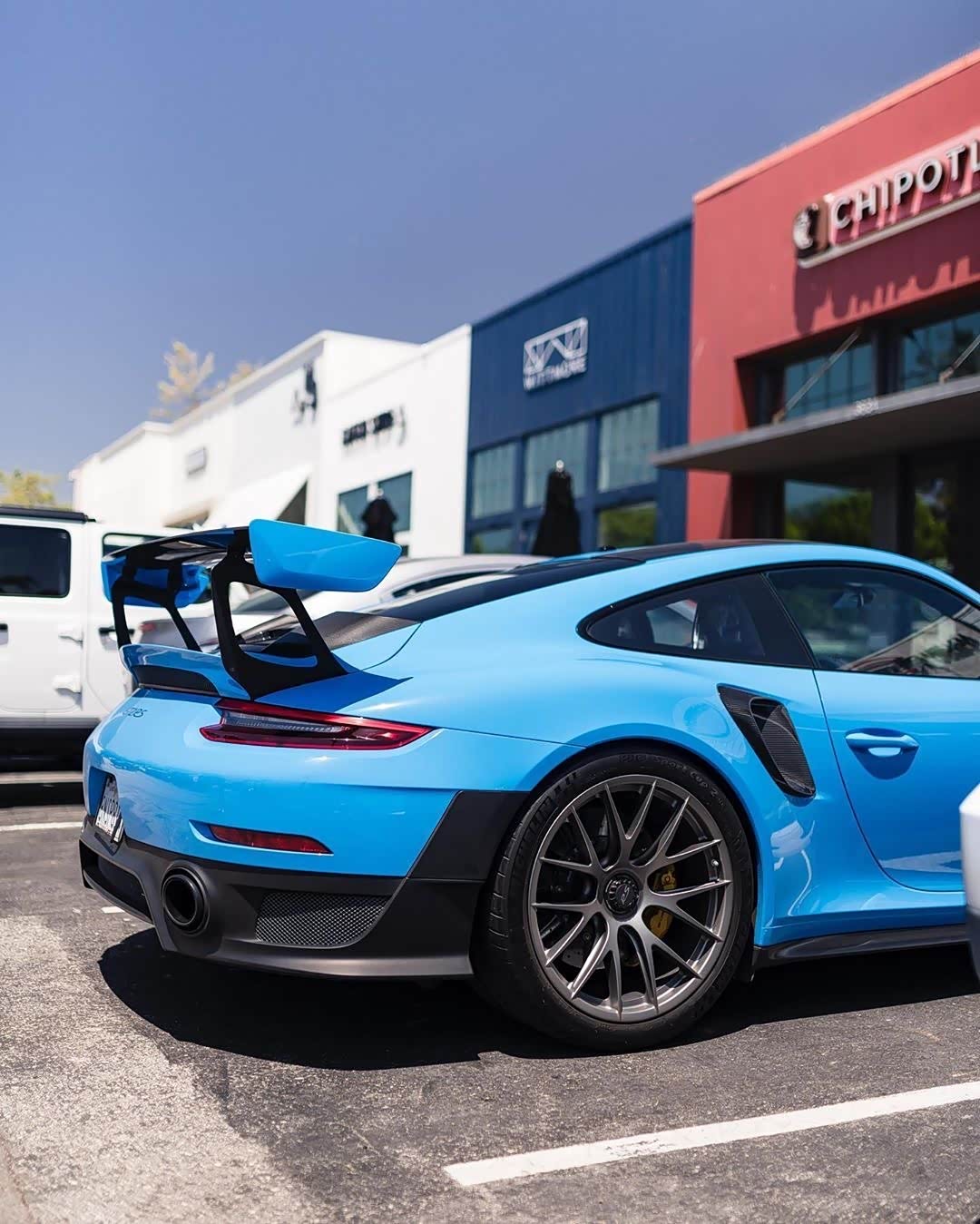 保时捷蓝色经典911 gt3 touring 太漂亮了!