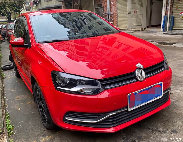 自用大众红色polo一台