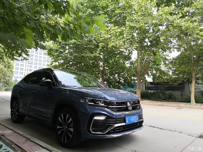 将coupe进行到底我的泰坦蓝色探岳x提车作业