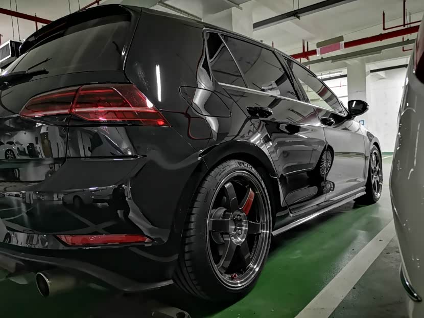 【图】黑色7.5rline小改_高尔夫论坛_汽车之家论坛