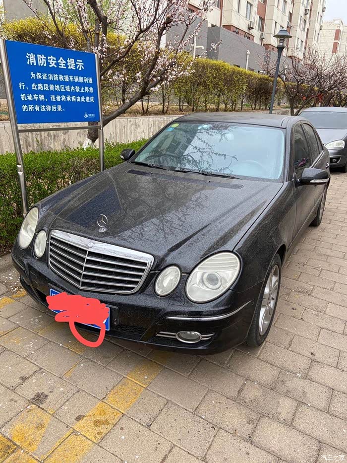 07款四眼圆灯奔驰e350出