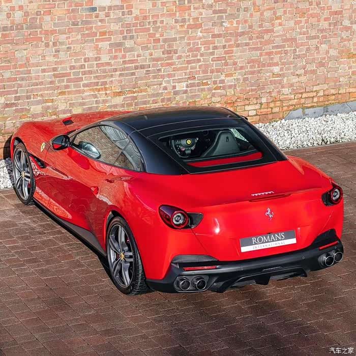 ferrariportofino红色外观骚气十足