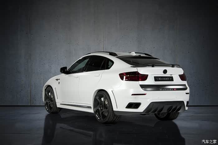 mansory宝马x6me71黑白搭配的小车