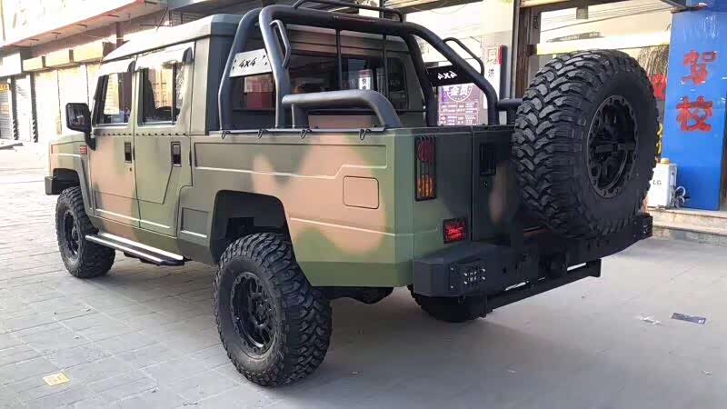 迷彩的皮卡很少见