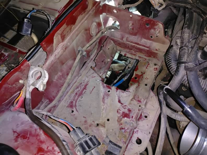 07款普桑畅景暖风机更换作业