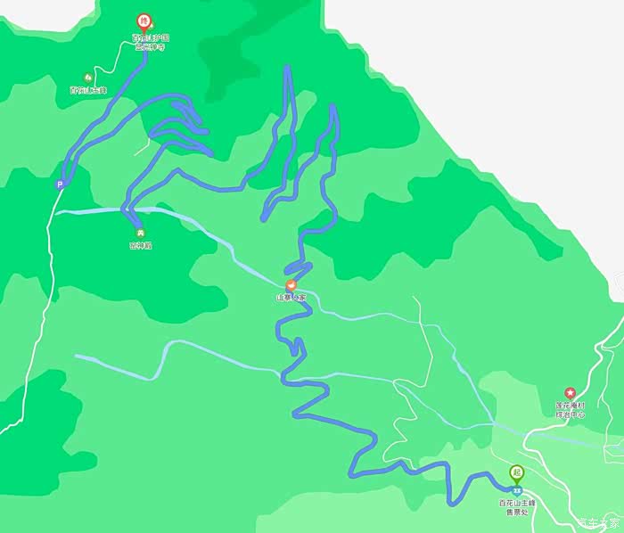 玩儿转百花山主峰