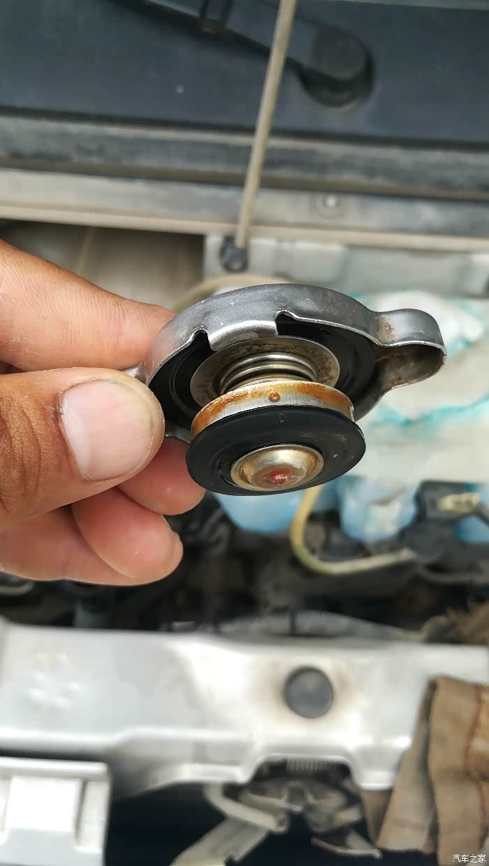 面包车水箱盖子的问题