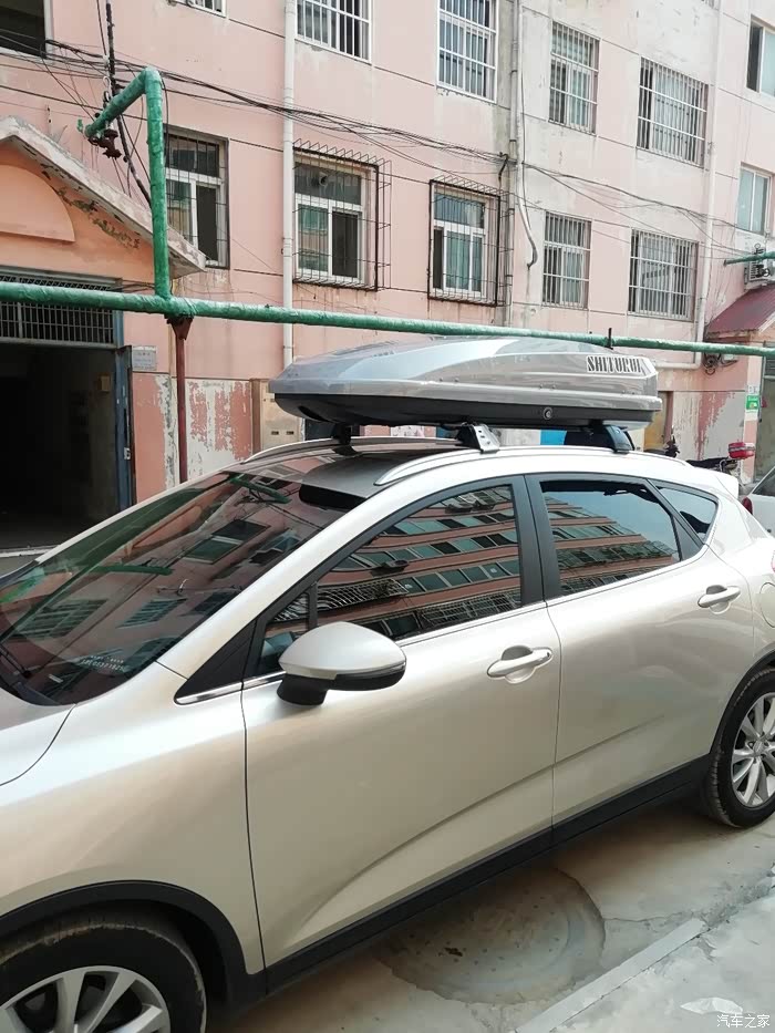讨论帝豪gs车顶行李架能不能安装行李箱