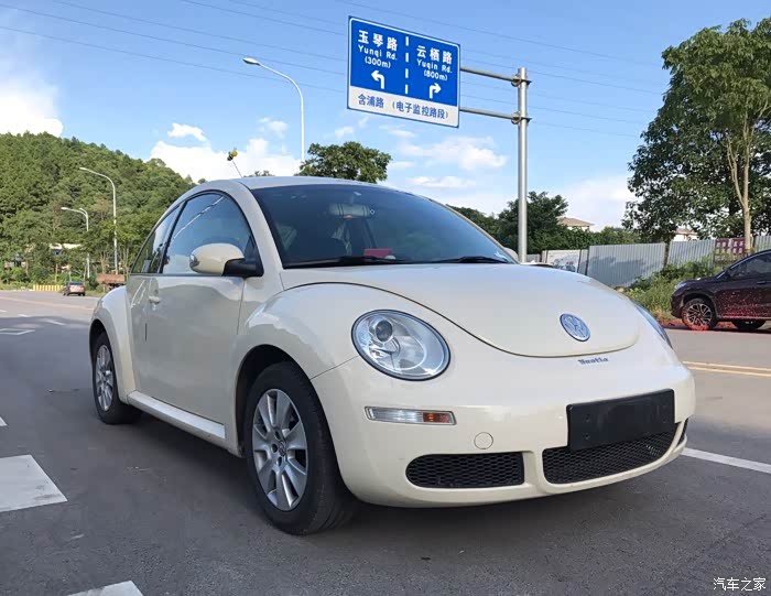 打车出10年底1.6的米色甲壳虫,车况极品,长沙车,便宜出