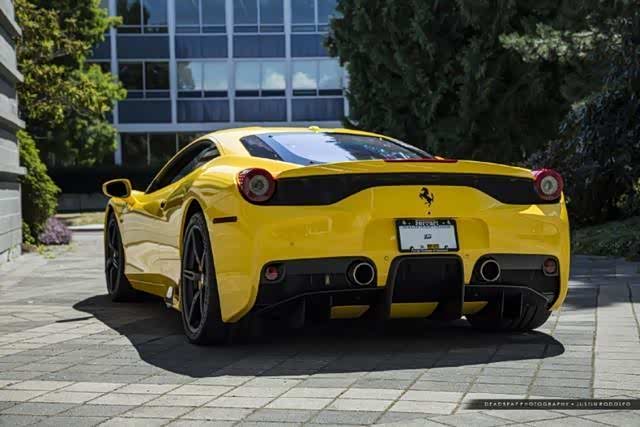 法拉利458 sp最帅超跑! 车身线条太漂亮了
