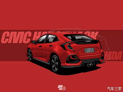 漫画两厢思域vs高尔夫mk8 信仰加持该如何选择 附送插画手机壁纸